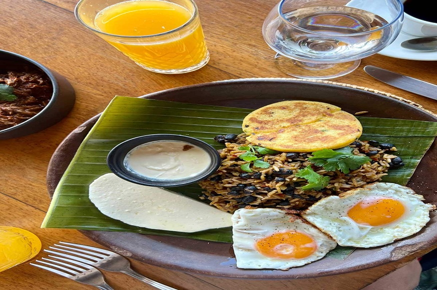 Costa Rican breakfast